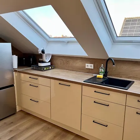 아파트 Gemuetliche Dachgeschosswohnung Auf Dem Land 블롬베르그